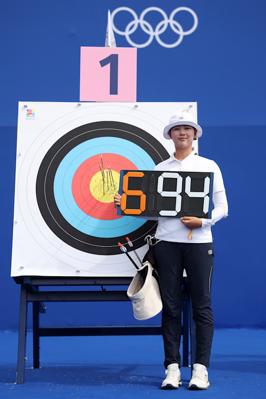 韩国射箭名将轻松获胜，晋级决赛